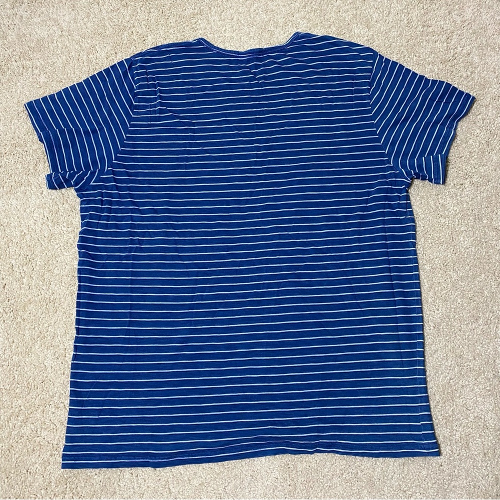 Marine Layer Signature Stripe Cotton Short Sleeve Tee Shirt Men’s Size XXL 2XL - Picture 3 of 7